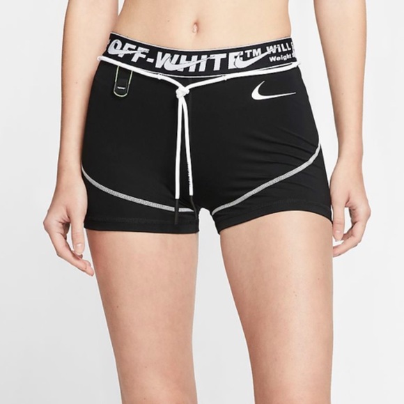 nike x off white running shorts